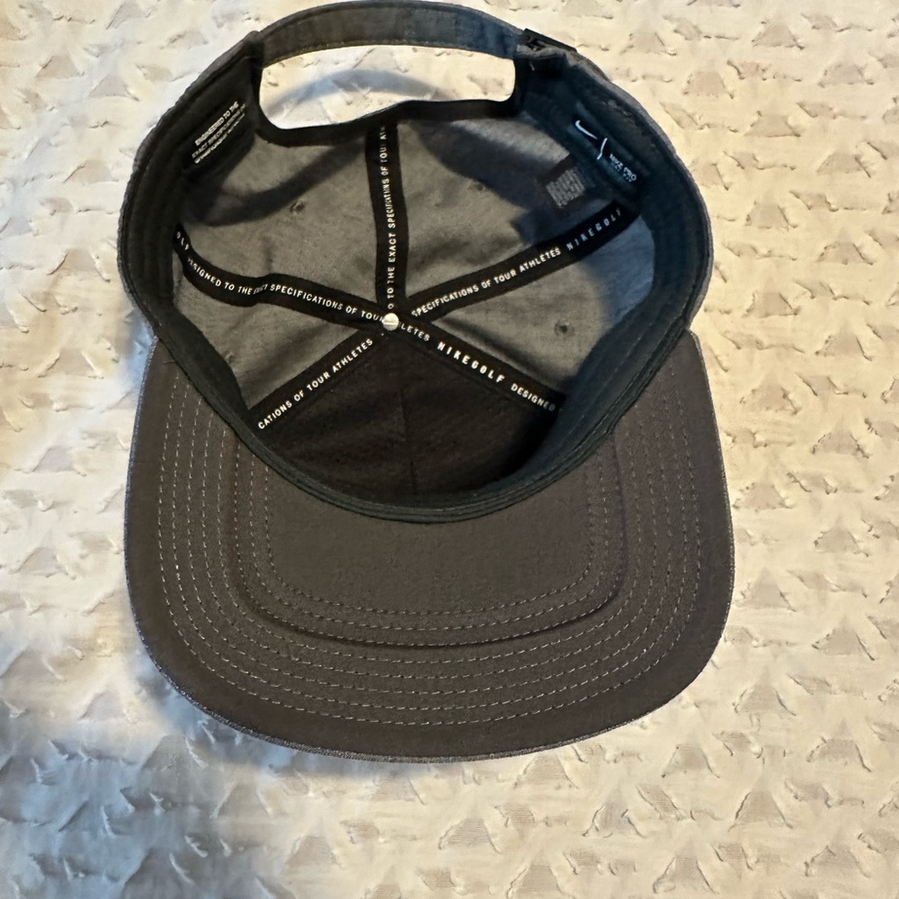 Nike golf gray grey strap back strapback snap back snapback Cap Malbon - Picture 5 of 5